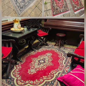 Lote siguiente: Alfombras Persas Vintage con Diseños Florales y Geométricos