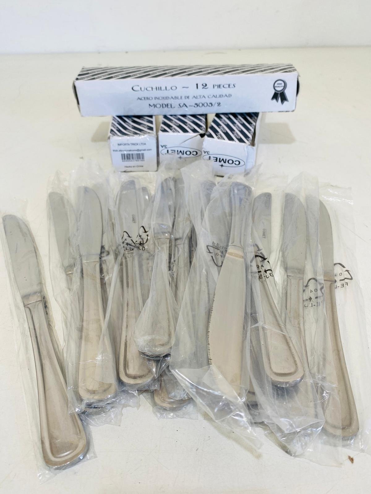 Item lote-x5-cajas-de-cuchillos-comet-x12-unidades - Image 0