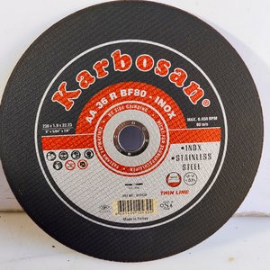 50 Discos de Corte Karbosan 9" para Inox y Acero - imagen 1