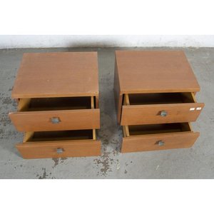 Par de Cajoneros de Madera con Dos Cajones Cada Uno - imagen 2