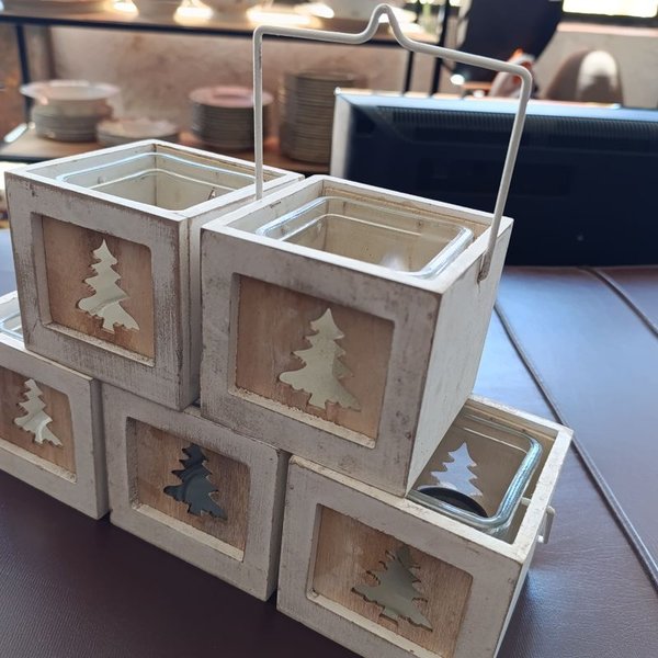 Decorativos de Navidad en Madera y Vidrio - imagen 3