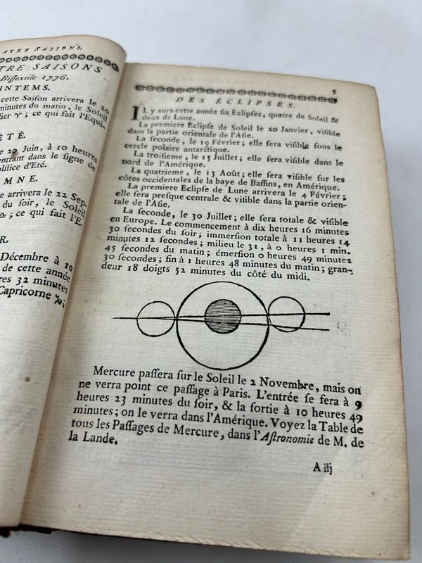 Almanaque Real del Año Bisiesto 1776, París, Le Breton - imagen 5