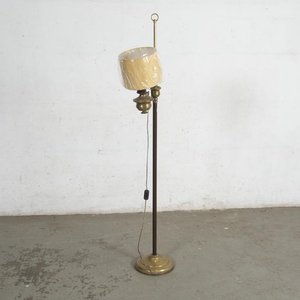 Lámpara de Pie de Bronce y Metal con Pantalla - imagen 2