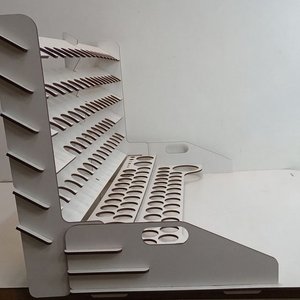 Estación de Trabajo Vallejo para Pinturas de Modelismo con Almacenamiento Vertical - imagen 5