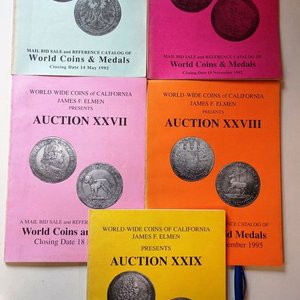 Lote anterior: 5 Catálogos de Monedas Americanas "World-Wide Coins of California" - Años 90
