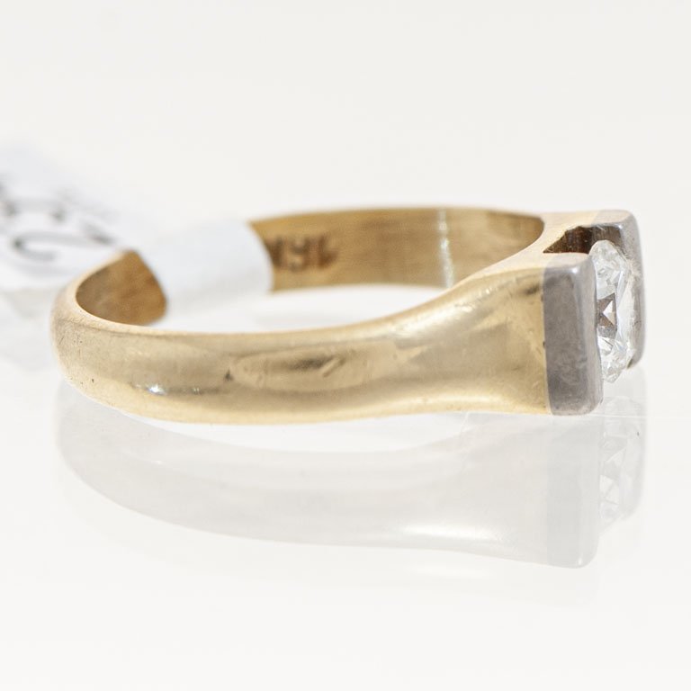 Anillo de oro con brillante - imagen 2