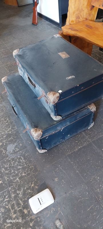 Par de maletas antiguas para venta - imagen 2