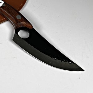Cuchillo de Acero con Vaina y Mango de Madera - imagen 2