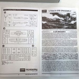 Modelo A37B Dragonfly Fuerza Aérea Uruguaya Escala 1/72 Academy - imagen 6