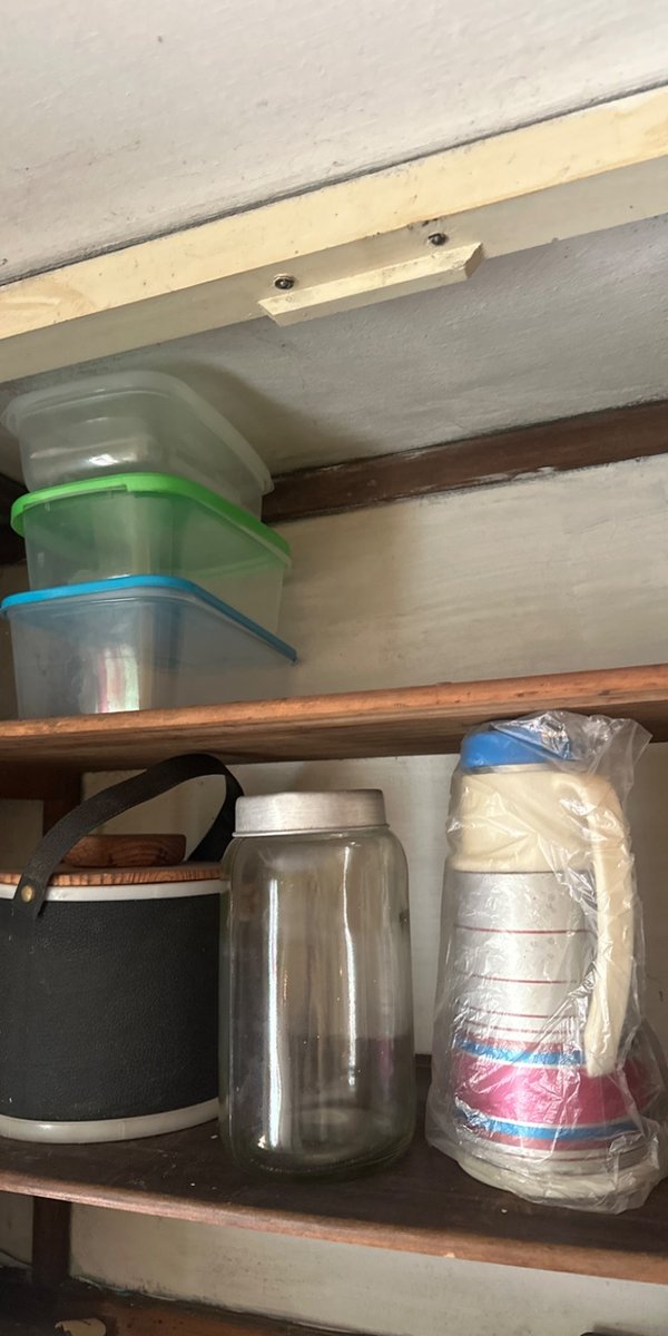 Frasco de Vidrio con Tapa y Termo Hielera Vintage