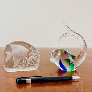Lote anterior: Ballena de Cristal Murano y Pez en Vidrio Prensado