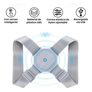 Corrector de Postura Inteligente con Vibración y Carga USB - imagen 2