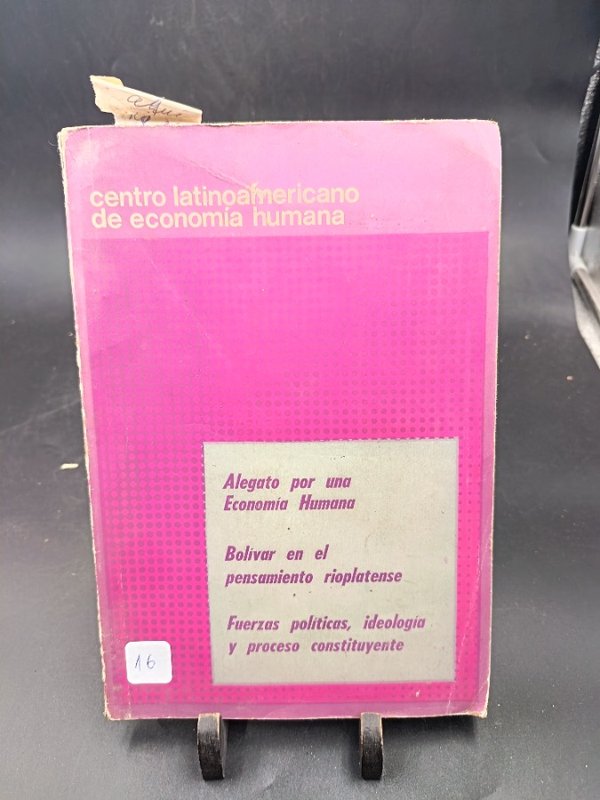 Libro "Alegato por una Economía Humana" - Centro Latinoamericano de Economía Humana