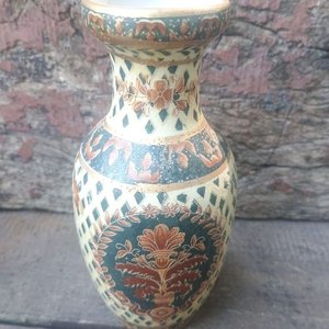 Lote de 3 Jarrones Orientales Pequeños Decorados - imagen 3