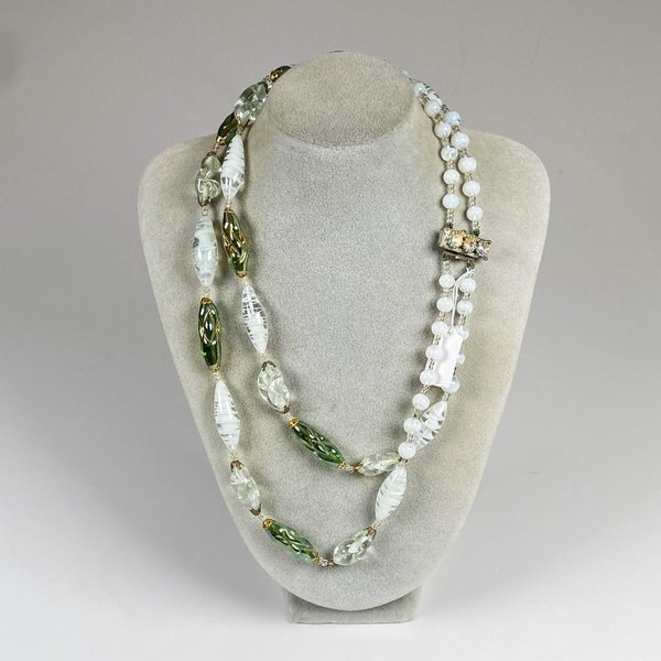 Collar de Murano Dos Vueltas con Cierre Brillante - imagen 1