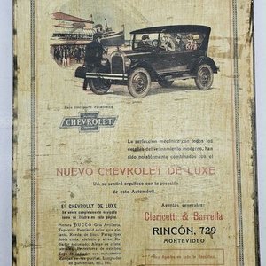 Cuadro Publicitario Chevrolet De Luxe Vintage - imagen 2