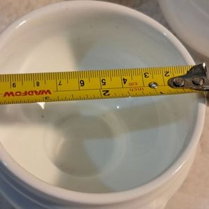 Juego de Compoteras de Loza Blanca con Rostros de León - imagen 7