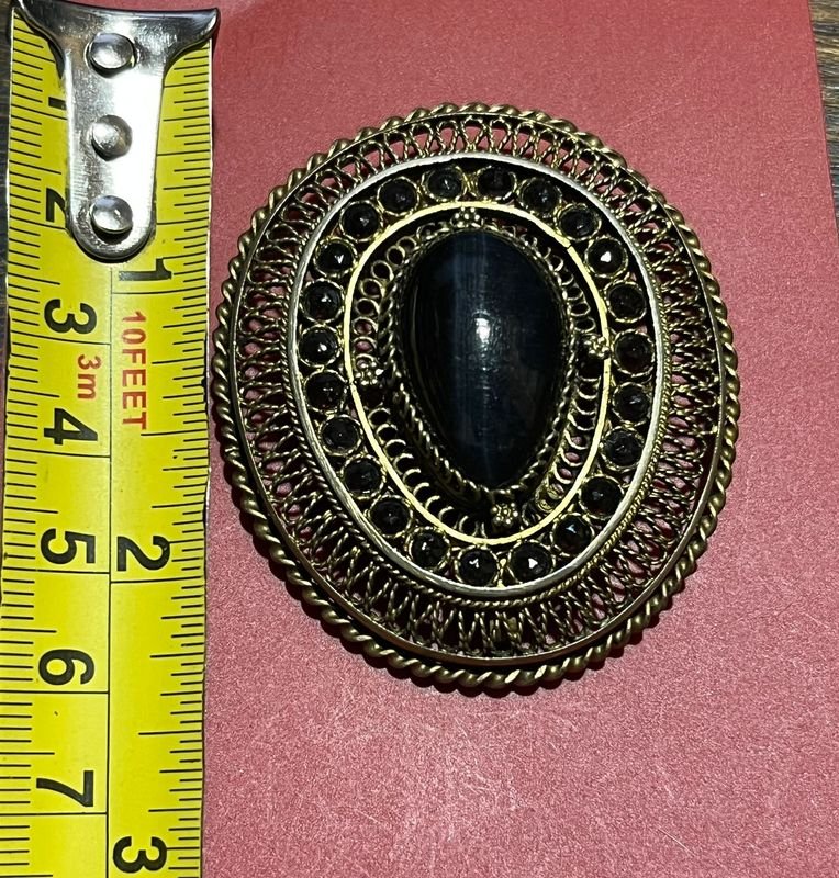 Antiguo Prendedor de Oro y Plata 925 - Colección - imagen 2