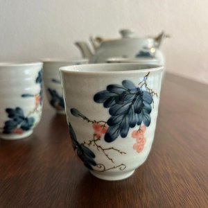 Tetera Asiática con Mango de Bambú y 4 Tazas - imagen 5