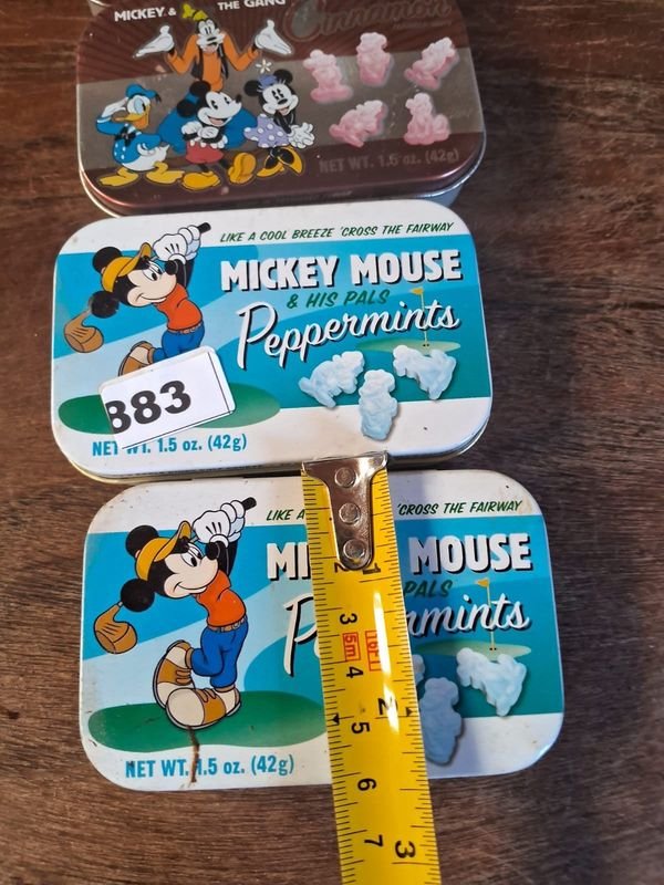 Lote de 4 latas de colección Mickey Mouse - imagen 2