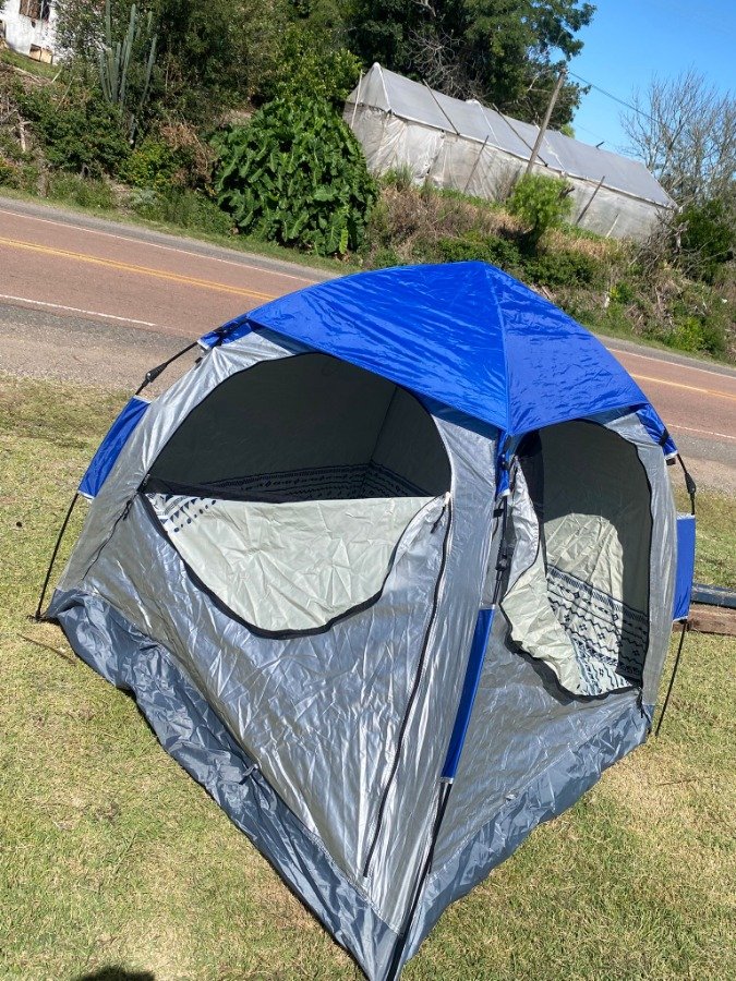 Carpa de Camping con Doble Puerta y Moquitero - imagen 4