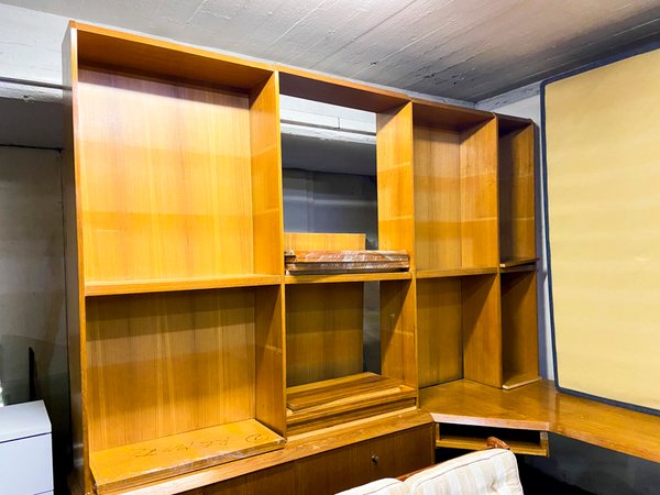 Mueble Modular de Madera y Cómoda Blanca - imagen 1