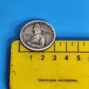 Réplica de Moneda Antigua "Pilgrim Tercentenary Celebration 1920-1921" - imagen 3