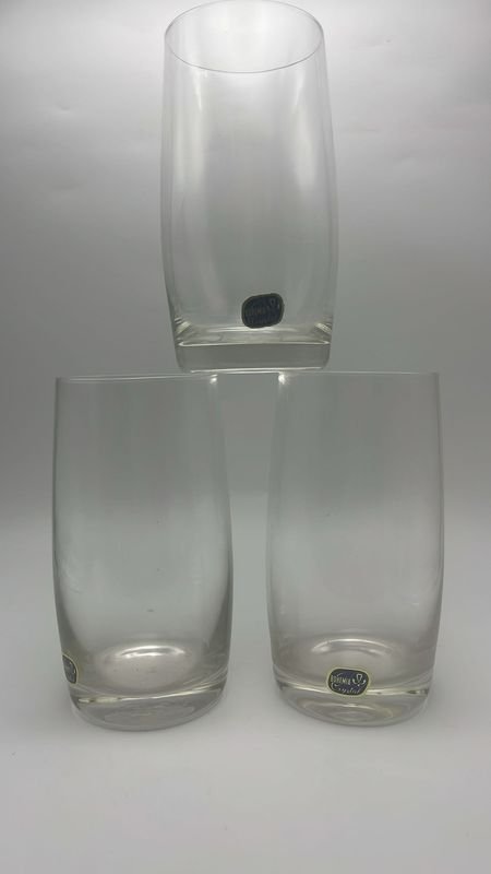 Vasos de cristal bohemia, 3 vasos - imagen 4