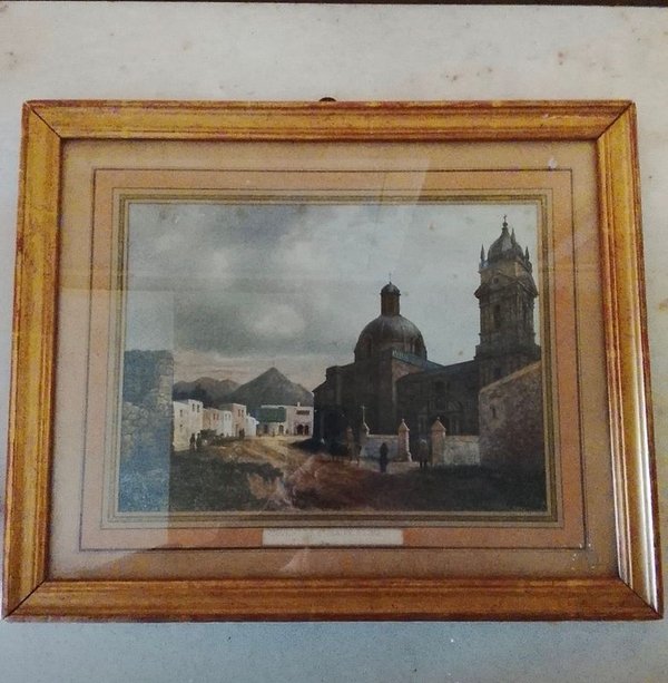 Litografía Antigua "La Bonita" 1836-1837 por Luis Felipe de Francia - imagen 1