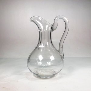 Jarra de Vidrio Tallado con Asa - 28 cm - imagen 3