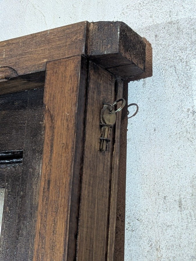 Puerta antigua de frente doble hoja y marco - imagen 6