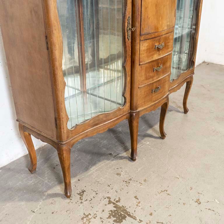 Cristalero Francés Tallado con Puertas y Cajones - imagen 2
