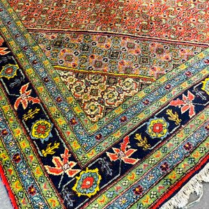 Alfombra Persa Clásica Medallón Central Flores y Vegetales 320x230 cm - imagen 2