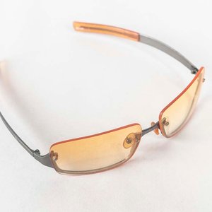 Lentes de Sol Rectangulares con Lentes Naranjas - imagen 2