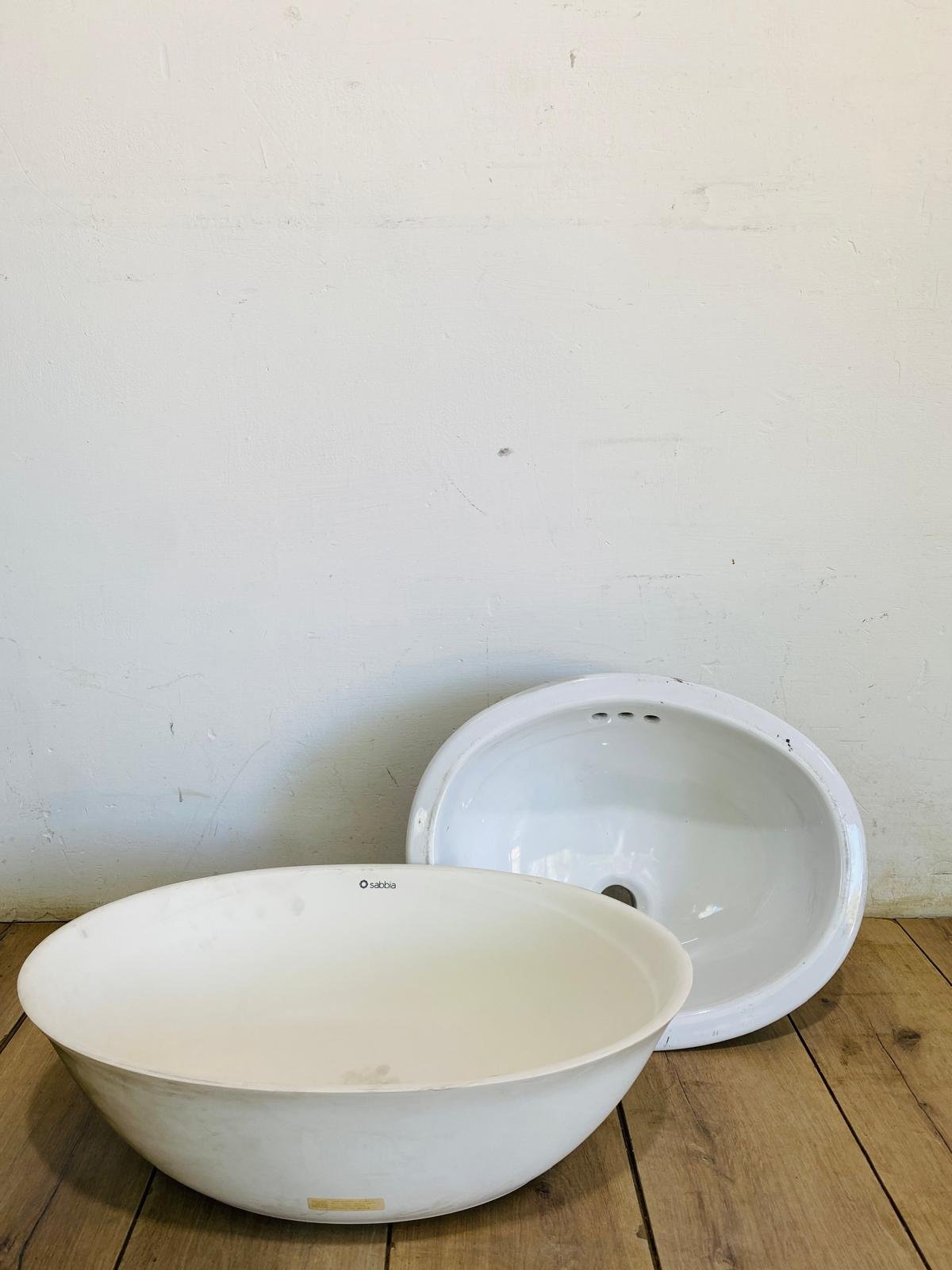 Item lote-x2-bachas-ovaladas-diferentes - Image 1