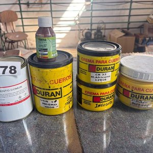 Lote de Cremas para Cuero Duran, Tinta y Cemento Común - imagen 2