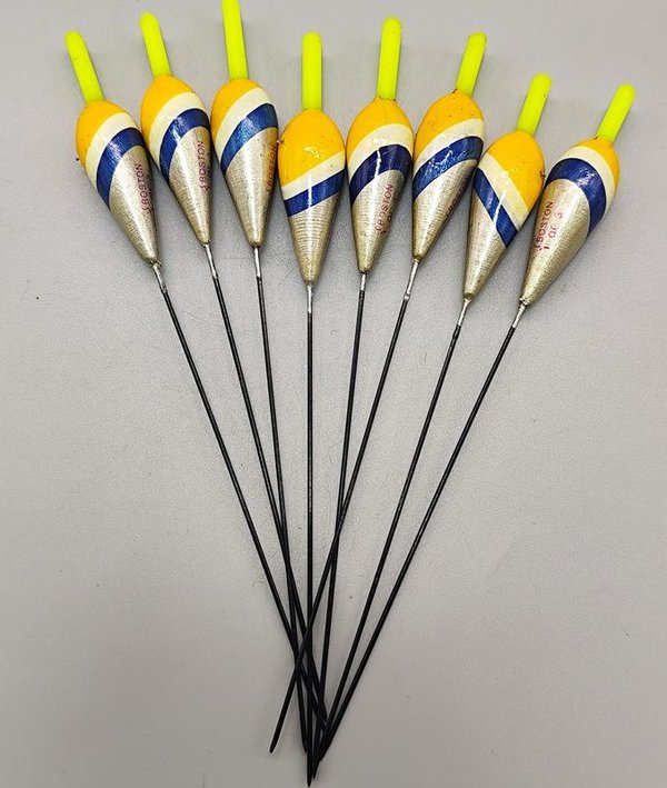 Lote de 8 Boyas de Pesca Boston con Antena Larga - imagen 1