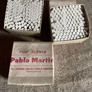 Lote anterior: Lote de Tizas Blancas Pablo Martín - Industria Uruguaya
