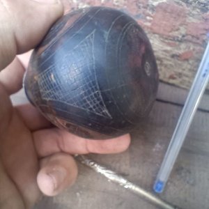 Antiguo Mate con Boquilla de Plata y Oro, Ideal Decoración - imagen 4