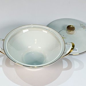 Guisera de Porcelana Edelstein Bavaria Blanca con Hojas y Espigas - imagen 2