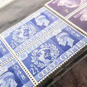 Serie Completa Sellos Gran Bretaña 1948 Juegos Olímpicos Londres - imagen 2