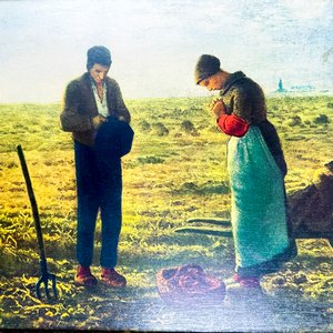 Cuadro con Lámina de Personajes Campesinos, 70x49 cm - imagen 2