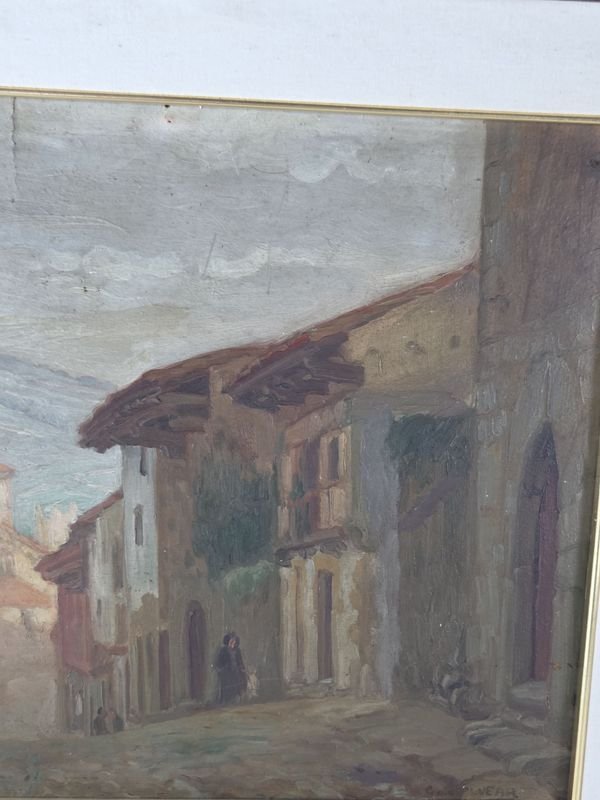 Óleo del pintor español Gerardo de Alvear, siglo XX - imagen 5