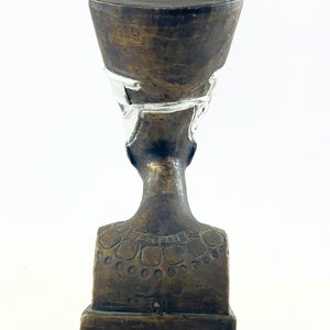 Busto Egipcio de Nefertiti en Cerámica, 31 cm - imagen 3