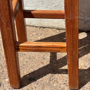 Juego de 2 Taburetes Altos de Madera Rústica - imagen 4