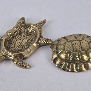 Cenicero de Bronce con Forma de Tortuga - imagen 3