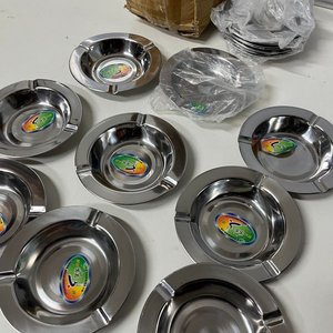 Set de 50 Ceniceros Nuevos de Acero Inoxidable - imagen 4