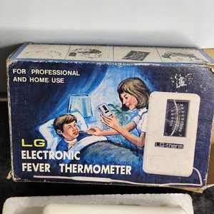 Termómetro Electrónico LG-therm Antiguo con Caja y Manual - imagen 3