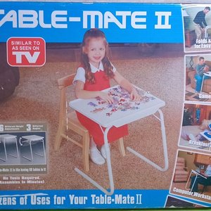 Mesa Auxiliar Portátil Regulable Table-Mate II Negra - imagen 2