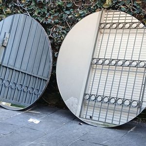 Dos Espejos Circulares Decorativos Sin Marco - Diámetro 54 cm - imagen 7